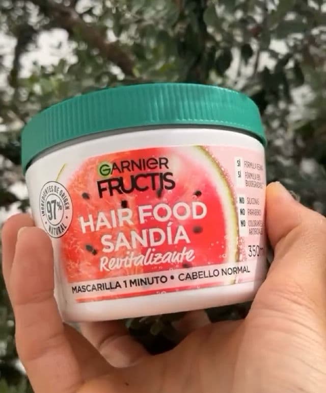 Garnier Ultimate Blends Plumping Hair Food Watermelon 3-in-1 Mask Treatment review photo by GenesisSegura