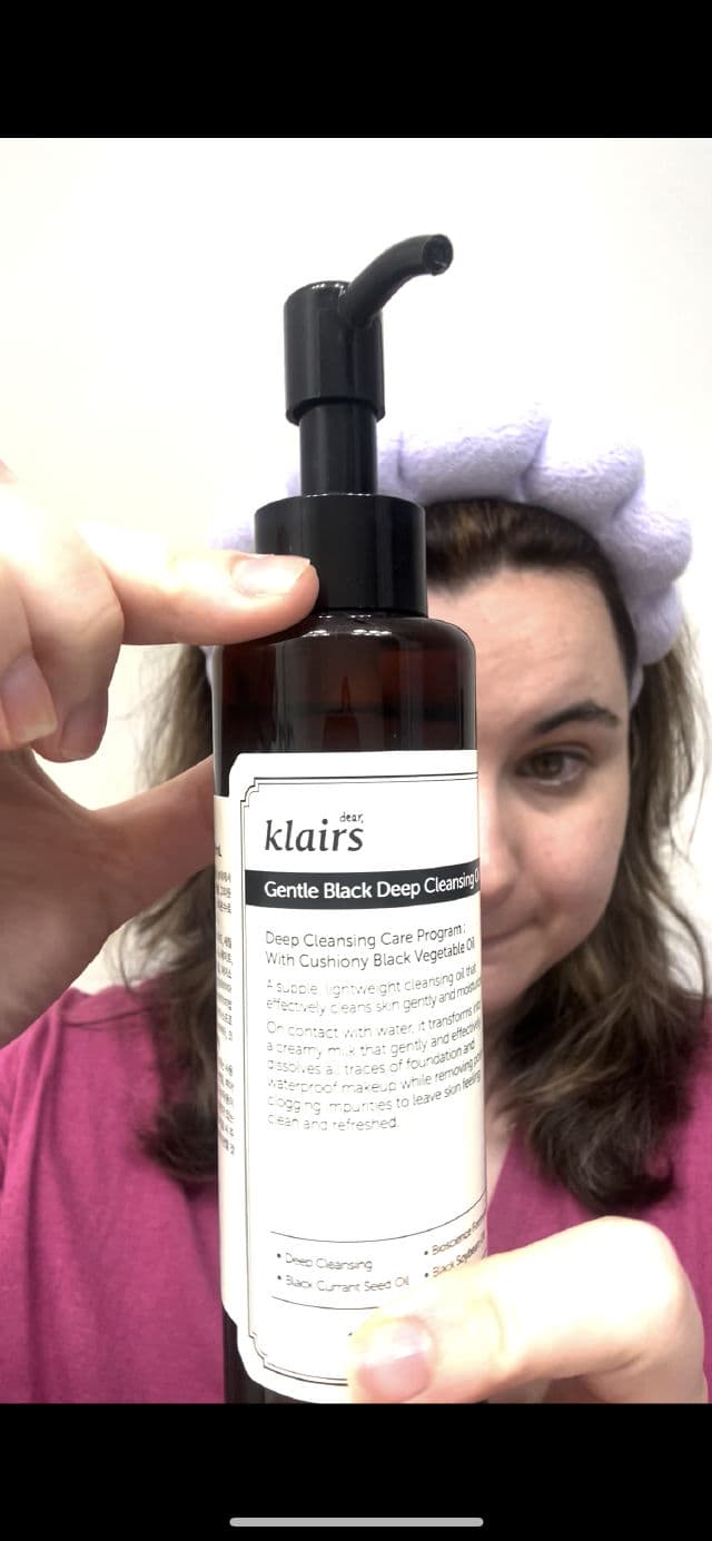 Dear, Klairs Gentle Black Deep Cleansing Oil review photo by beautytealove