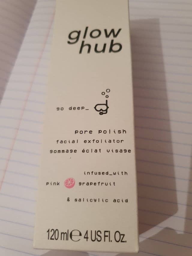 Glow Hub Pore Polish Facial Exfoliator review photo by AIMANU