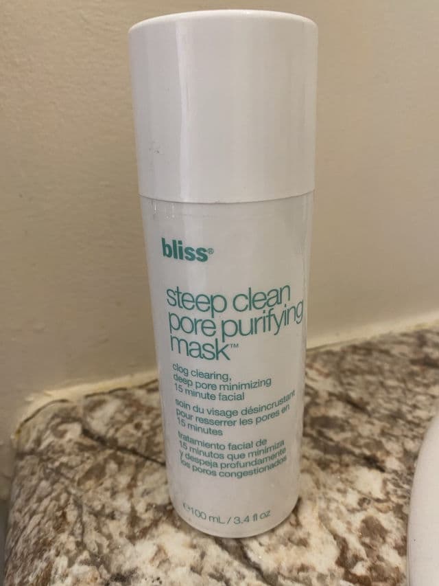 Bliss Steep Clean, Professional-Strength Facial Mask, for All Skin Types review photo by becksss