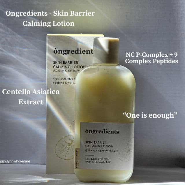 Ongredients Skin Barrier Calming Lotion review photo by nLynn