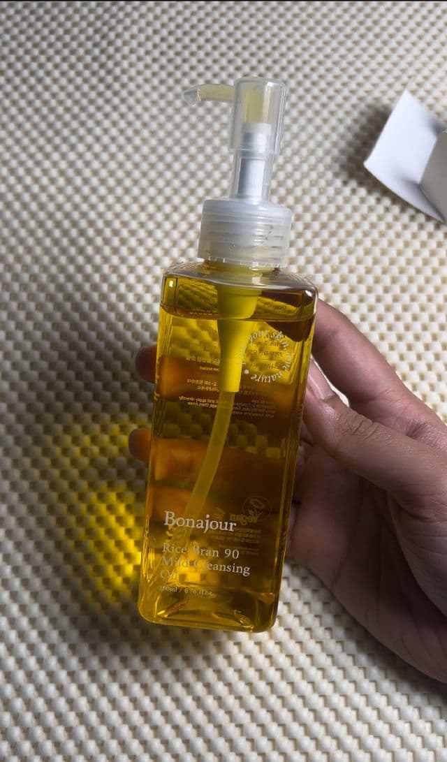 Bonajour Rice Bran Cleansing Oil review photo by Beautypopcorn