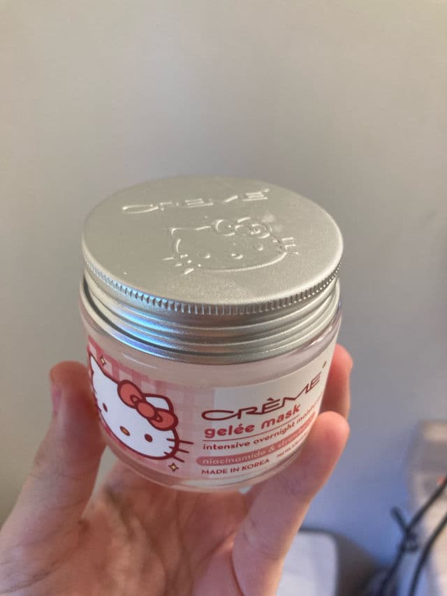 The Creme Shop Sanrio Hello Kitty Klean Beauty Intensive Overnight Moisture Gelee Mask review photo by sweetonsillage