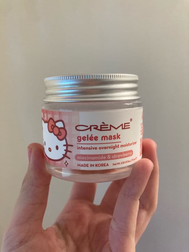 The Creme Shop Sanrio Hello Kitty Klean Beauty Intensive Overnight Moisture Gelee Mask review photo by sweetonsillage