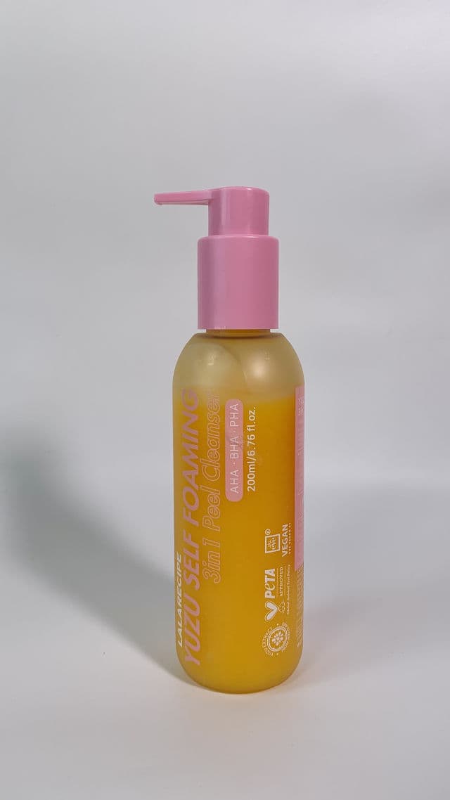 LALARECIPE Yuzu Self Foaming 3in1 Cleanser review photo by AidaAridi