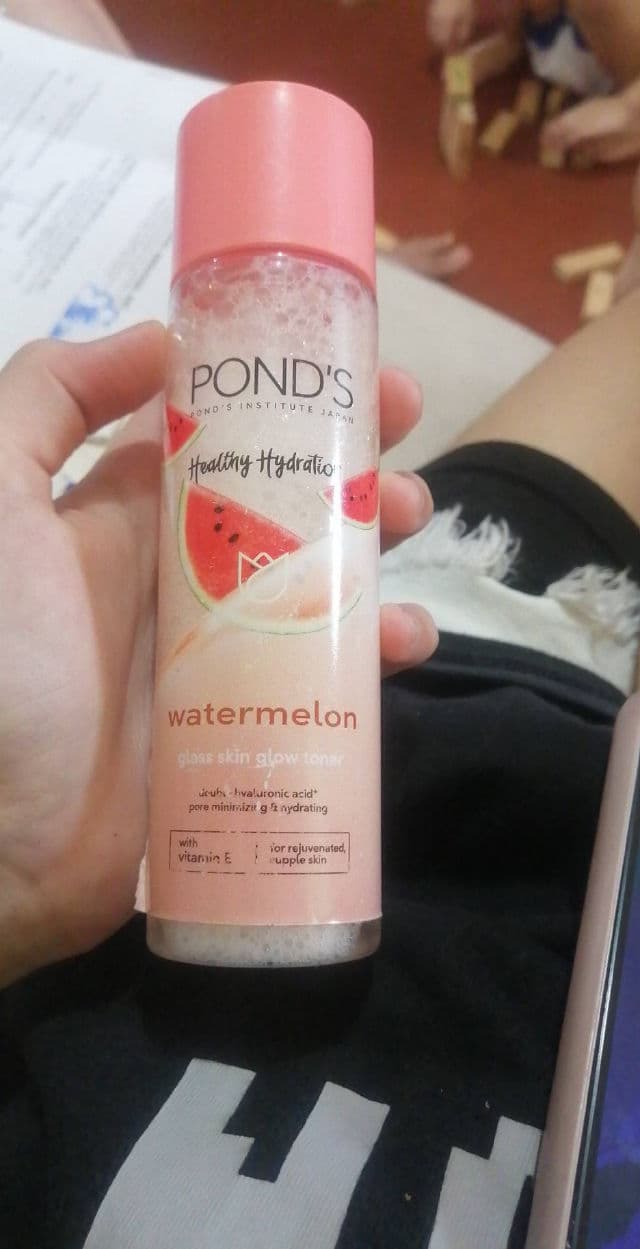 Pond's Healthy Hydration Watermelon Glass Skin Toner  review photo by Jjongsam