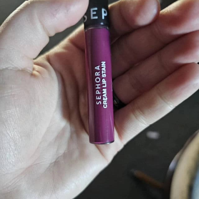 Sephora Collection Cream Lip Stain Liquid Lipstick - Polished Purple review photo by Bbygurl1212