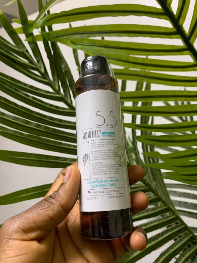 ACWELL Licorice pH Balancing Cleansing Toner review photo by Derealzana