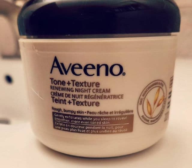 Aveeno Tone + Texture Gentle Renewing Night Cream review photo by productreviewchickie