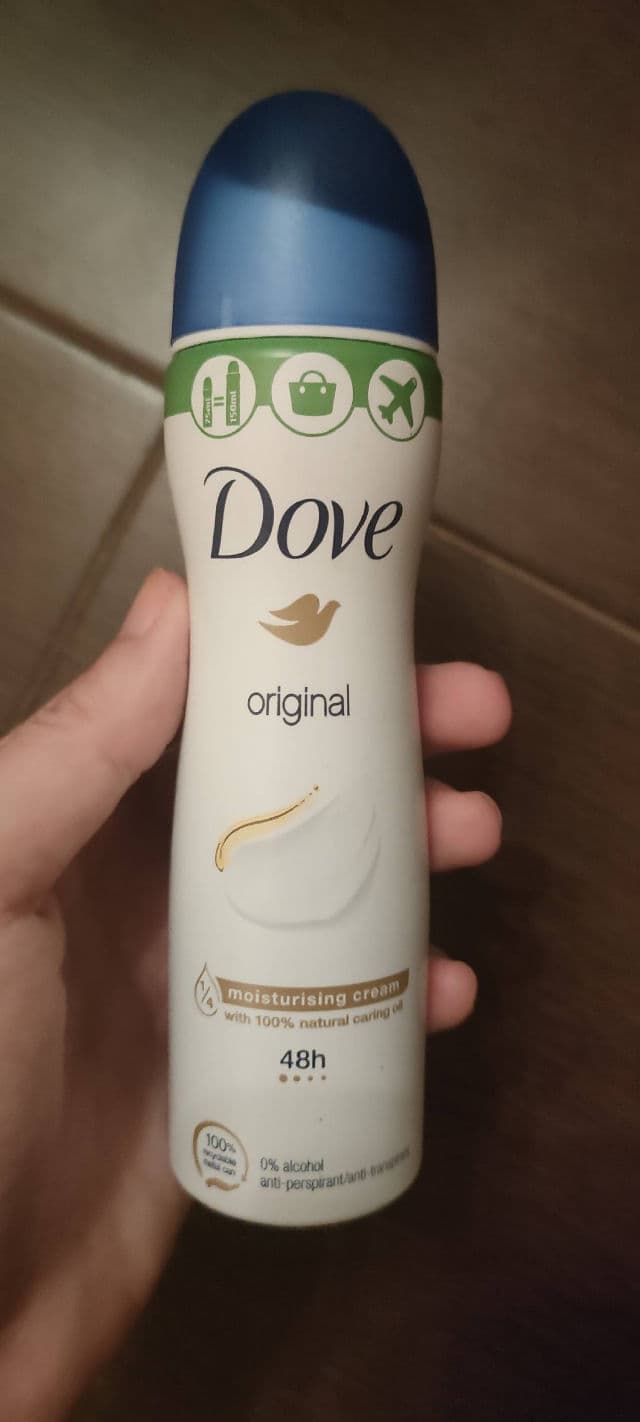 Dove Original Antiperspirant Deodorant Spray review photo by Educando