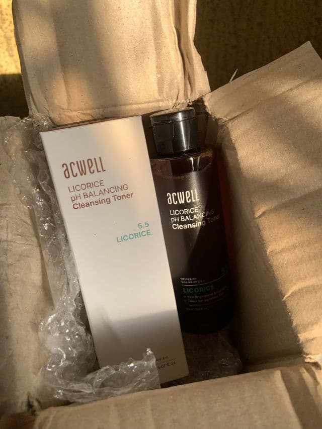 ACWELL Licorice pH Balancing Cleansing Toner review photo by Jemmie