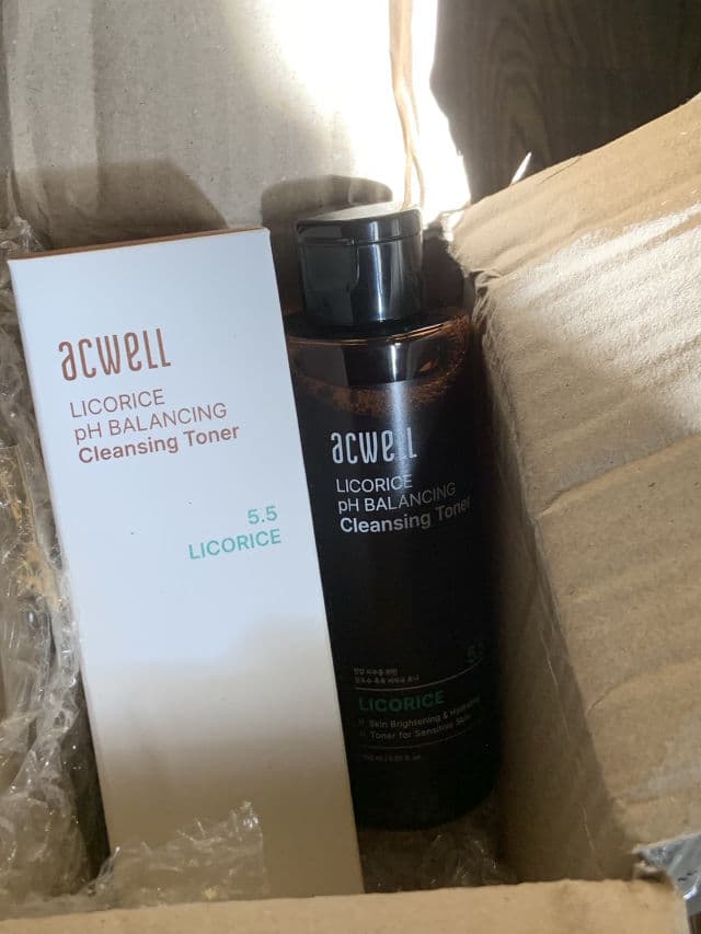 ACWELL Licorice pH Balancing Cleansing Toner review photo by Jemmie