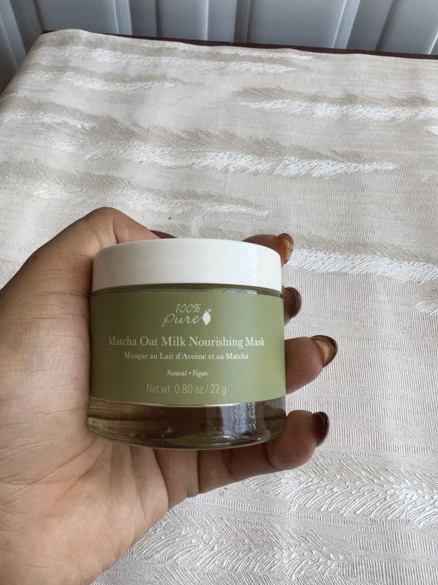 100% Pure Matcha Oat Milk Nourishing Mask review photo by Teffy20