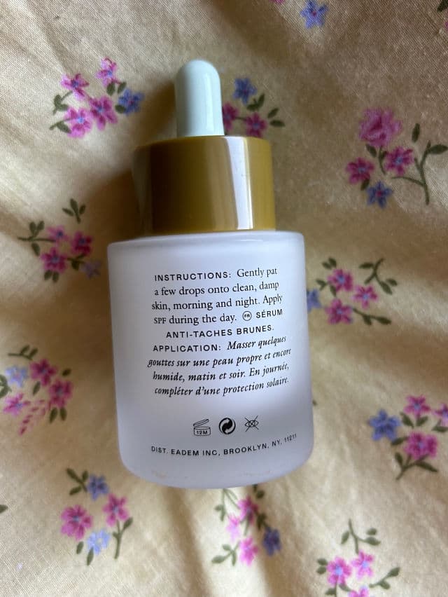 Eadem Milk Marvel Dark Spot Serum review photo by tinycrumb