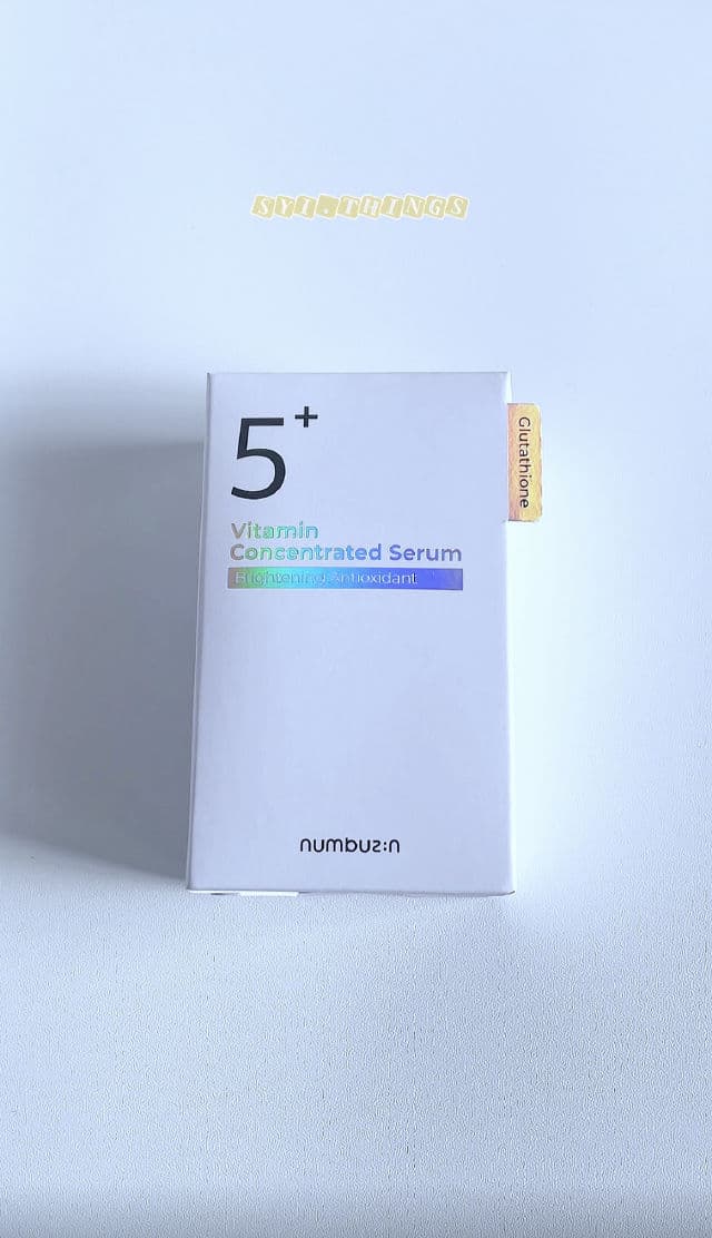 numbuzin No.5 Glutathione Vitamin C Concentrated Serum review photo by syithings