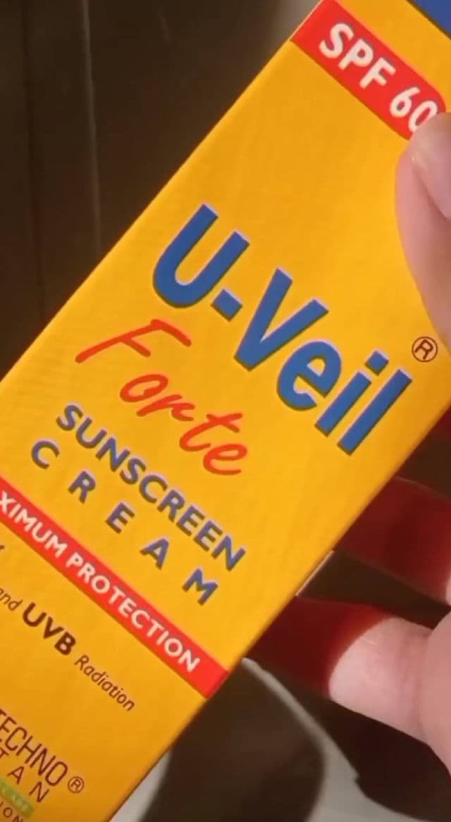 DERMA Techno Pakistan U-Veil Forte SPF-60 Sunscreen Cream review photo by Shbie