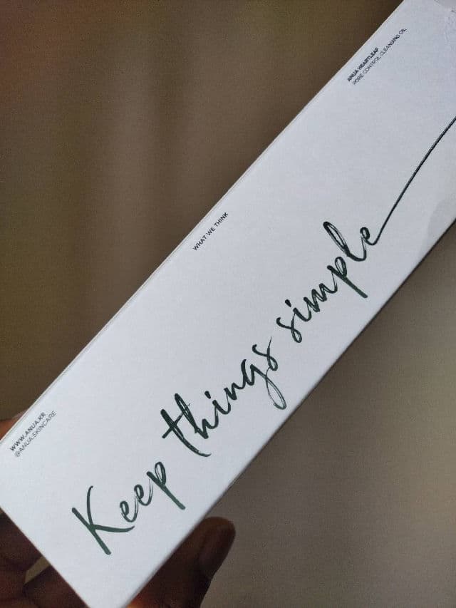 ANUA Heartleaf Pore Control Cleansing Oil review photo by Adejisola