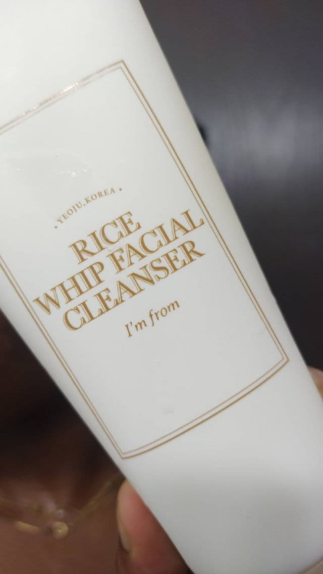 I'M FROM Rice Whip Facial Cleanser review photo by Adejisola