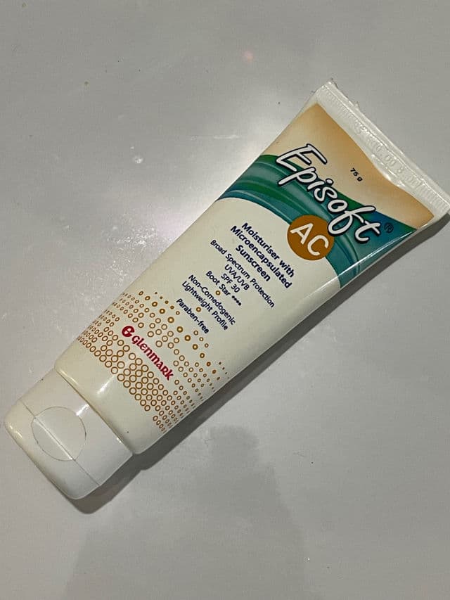 Glenmark Episoft AC Moisturizer with Sunscreen, SPF 30+ review photo by ish25