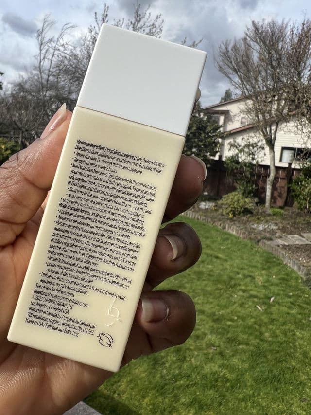 Summer Fridays ShadeDrops Broad Spectrum SPF 30 Mineral Milk Sunscreen review photo by omaa