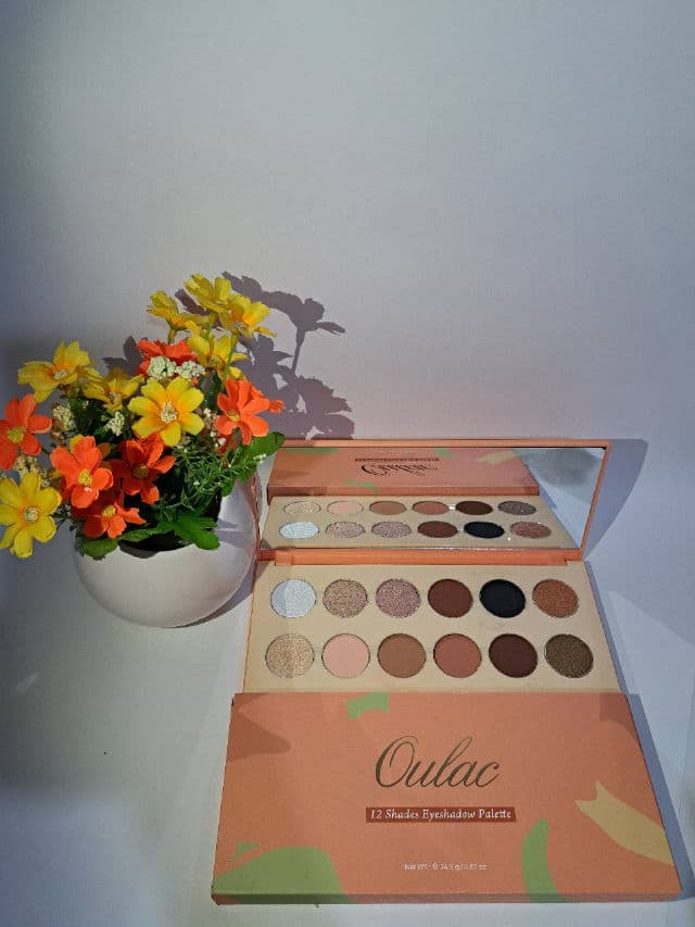 Oulac Cosmetics 12 Shades Eyeshadow Palette review photo by AnnaSichinava