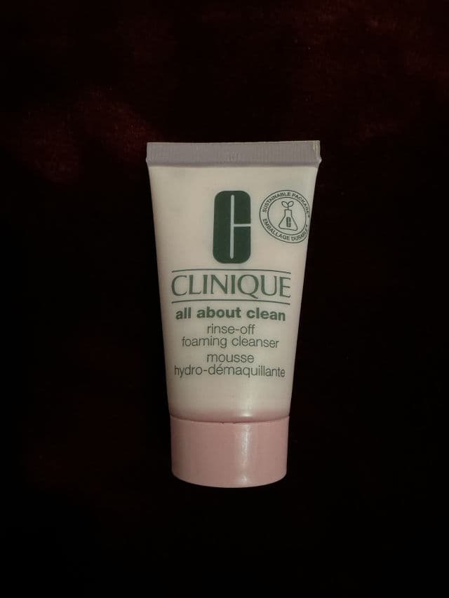 Clinique All About Clean Rinse-Off Foaming Cleanser review photo by anniewanders