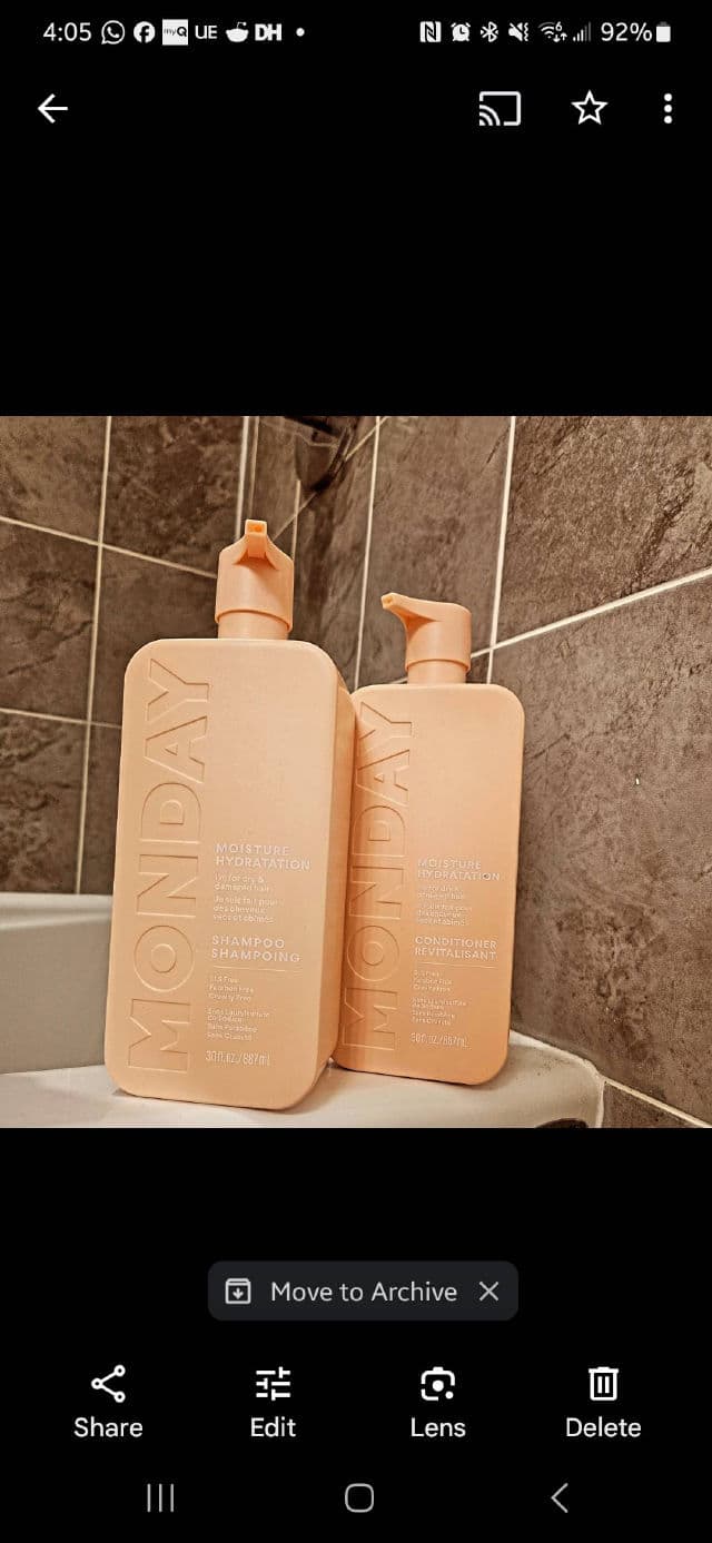 MONDAY Haircare Moisture Shampoo review photo by reviewgirlcanada