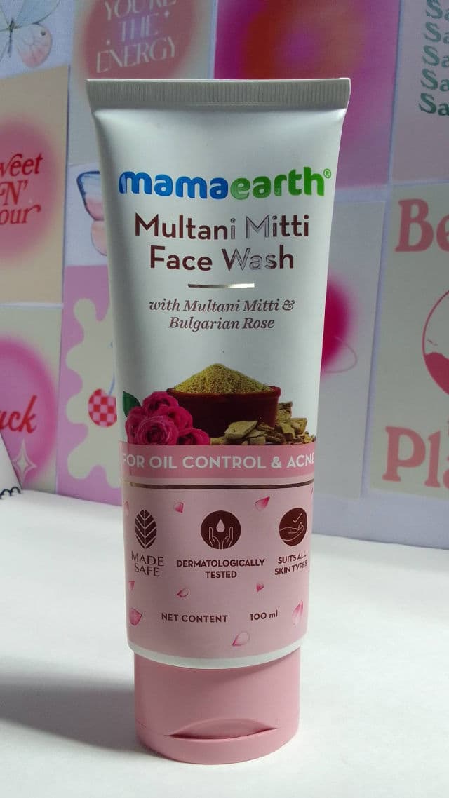 Mamaearth Multani Mitti Face Wash with Multani Mitti & Bulgarian Rose review photo by nanditaa