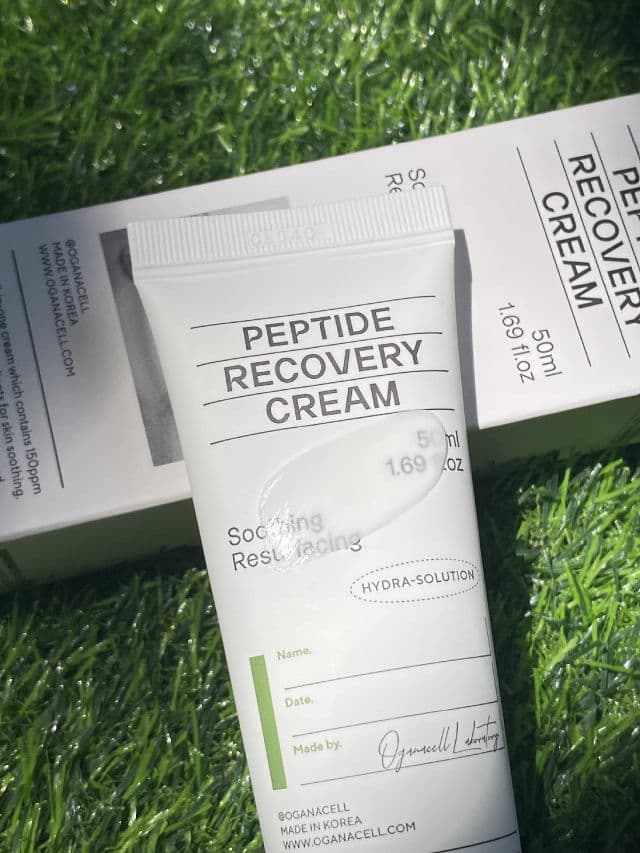 Oganacell Peptide Recovery Cream review photo by skincarewithandi