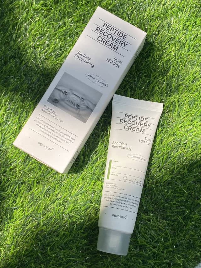 Oganacell Peptide Recovery Cream review photo by skincarewithandi