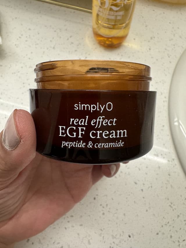 simplyO Real Effect EGF Cream review photo by SharonD