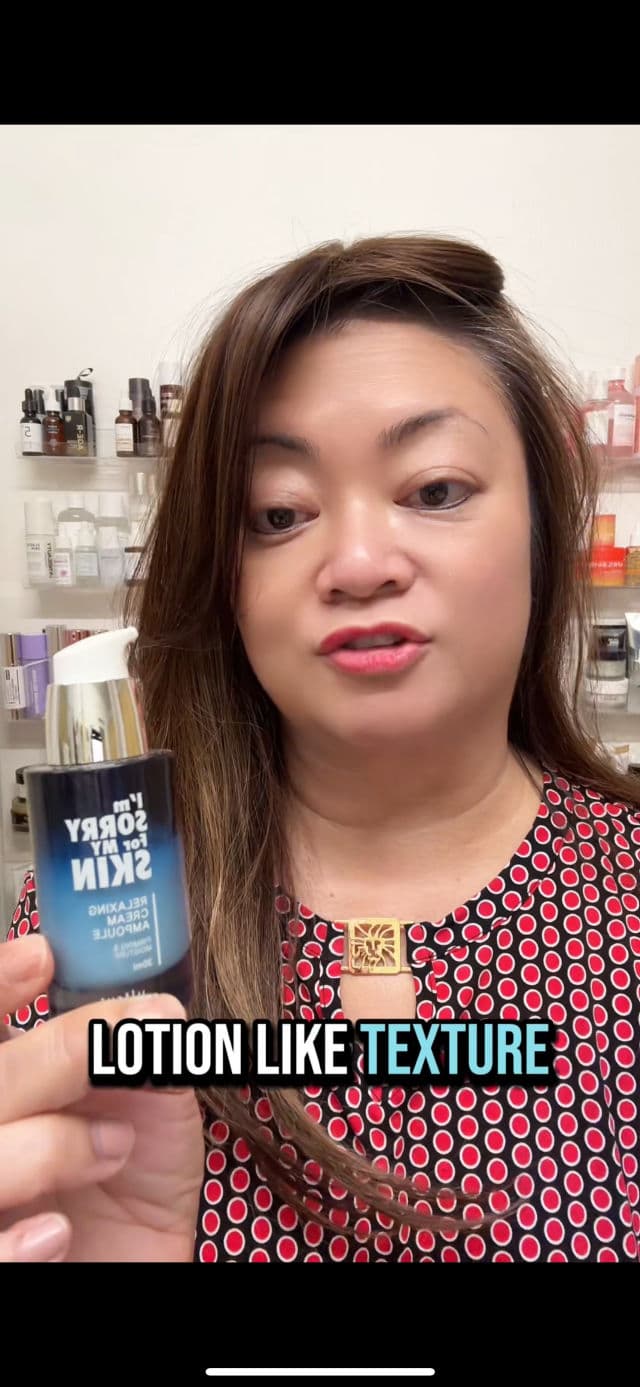 I'm Sorry For My Skin Relaxing Cream Ampoule review photo by sharonskincontent