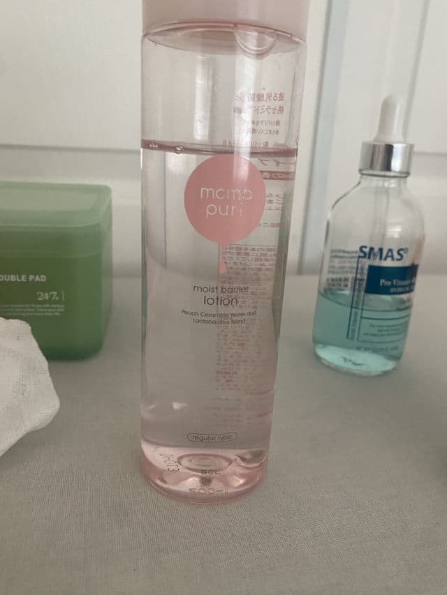 BCL Momopuri Moist Barrier Lotion review photo by woni