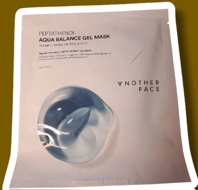 ANOTHERFACE Peptathenol Aqua Balance Gel Mask review photo by Augustaraphael