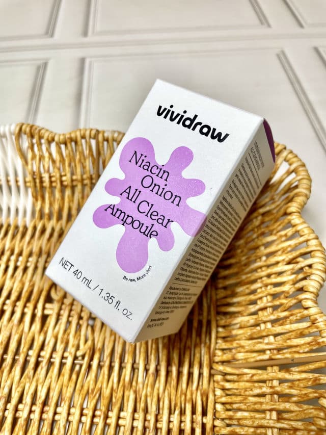 vividraw Niacin Onion All Clear Ampoule review photo by jaziirod