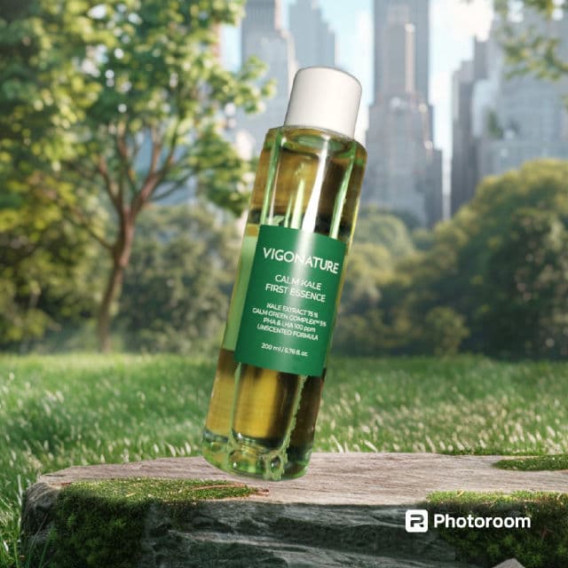 Vigonature Calm Kale First Essence review photo by Vijaya