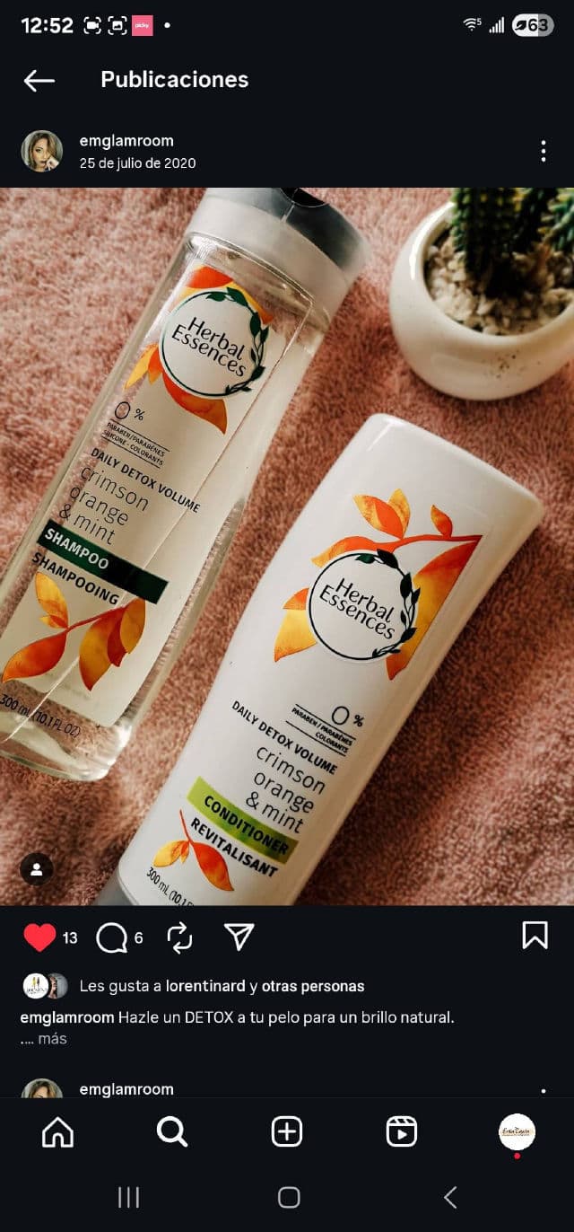 Herbal Essences White Grapefruit & Mint Volumizing Conditioner review photo by Erikamtejeda