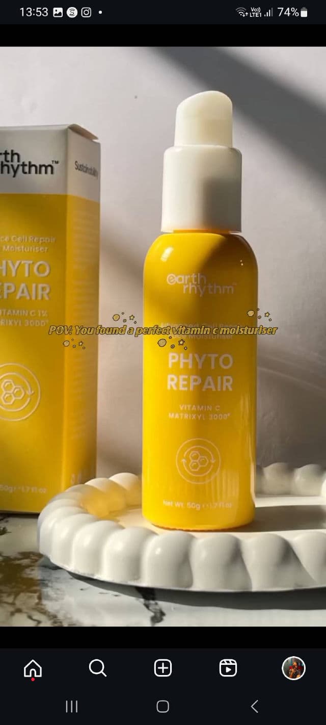 Earth Rhythm Phyto-Repair, Advanced Cell Repair Moisturiser review photo by roshhh