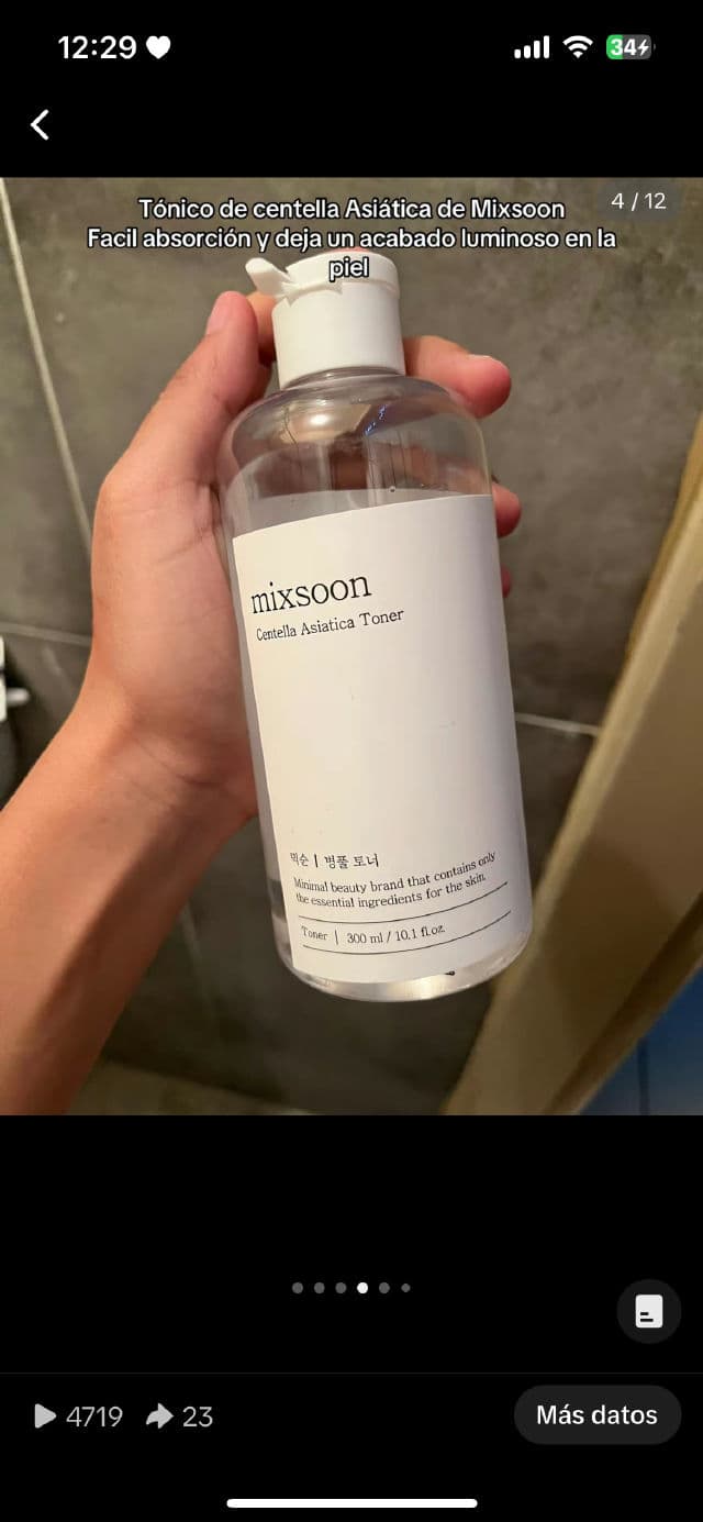 MIXSOON Centella Asiatica Toner review photo by dariansbeauty