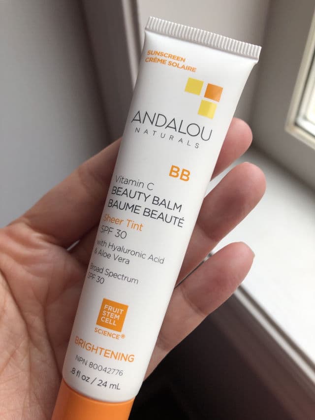 Andalou Naturals Brightening Vitamin C BB Beauty Balm Sheer Tint SPF 30 review photo by sweetpuffers