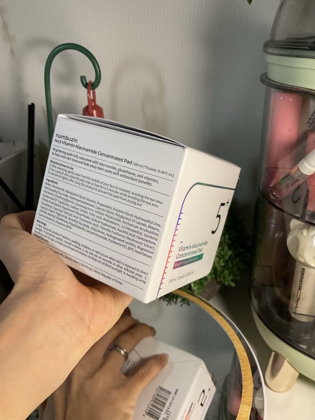 numbuzin No.5 Niacinamide Concentrated Toner Pad review photo by buns615