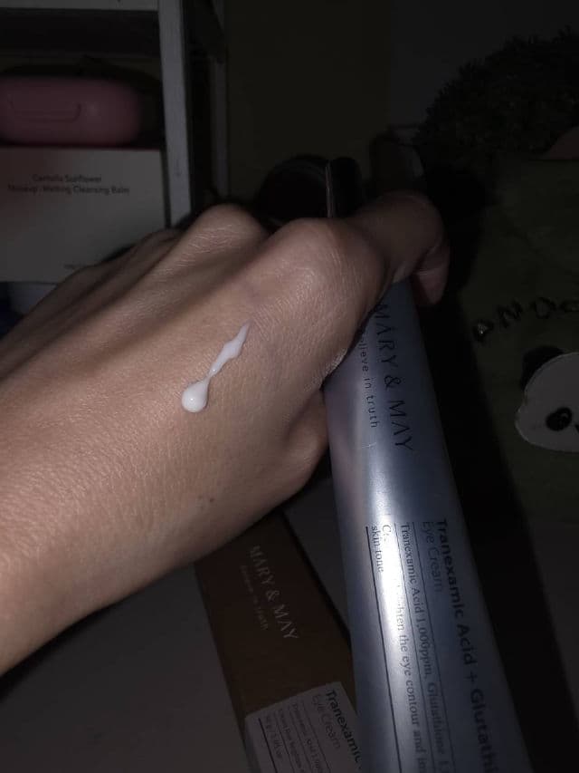 Mary&May Tranexamic Acid + Glutathione Eye Cream review photo by buns615