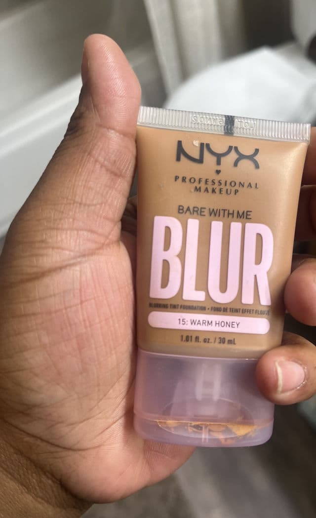 Nyx Cosmetics Bare With Me Blur Tint Foundation review photo by Makeupbydouble