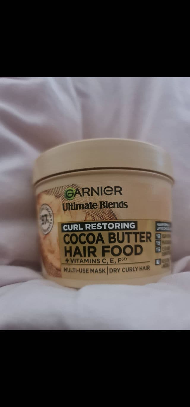 Garnier Fructis Cocoa Butter Hair Food Extra Smoothing Mask review photo by Pocketminxuk