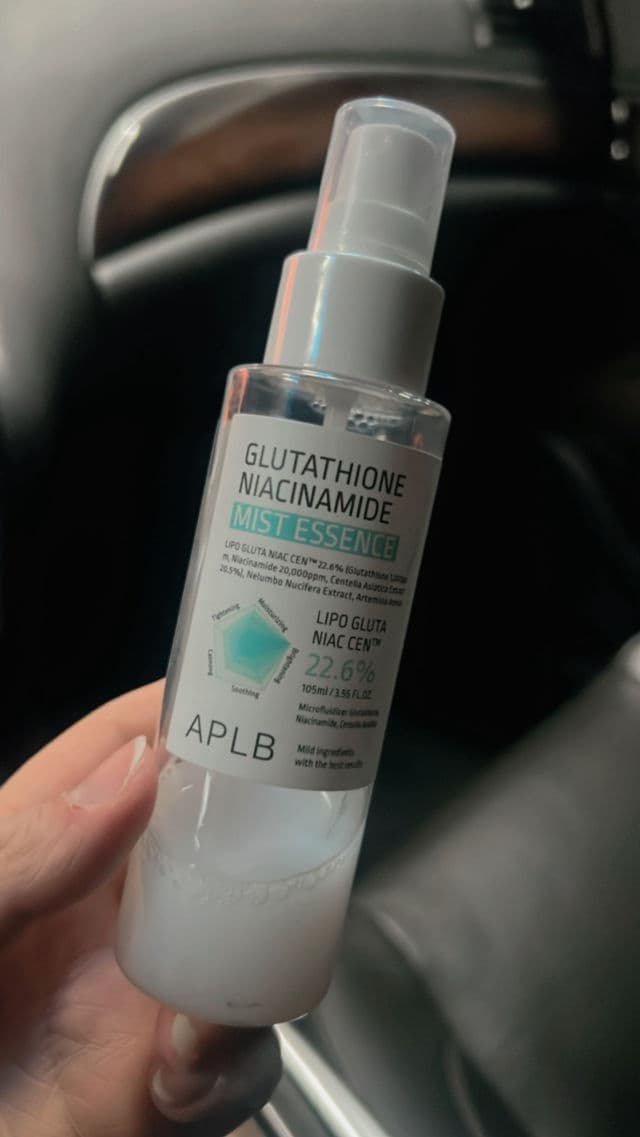 APLB Glutathione Niacinamide Mist Essence review photo by Elmaas