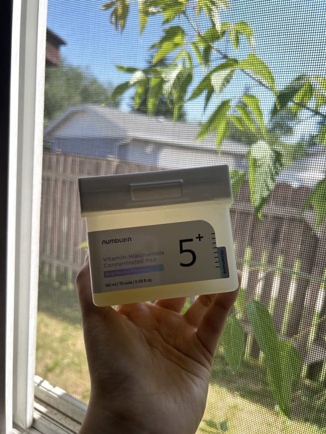 numbuzin No.5 Niacinamide Concentrated Toner Pad review photo by lulu000