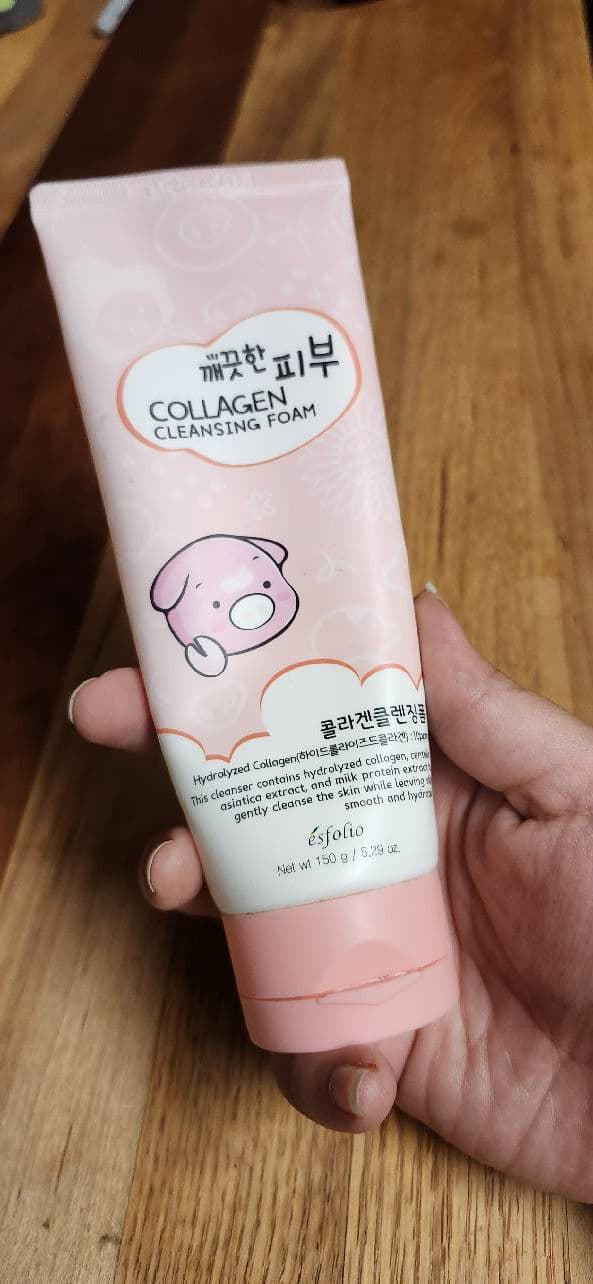 ESFOLIO Pure Skin Collagen Cleansing Foam review photo by Norahstired