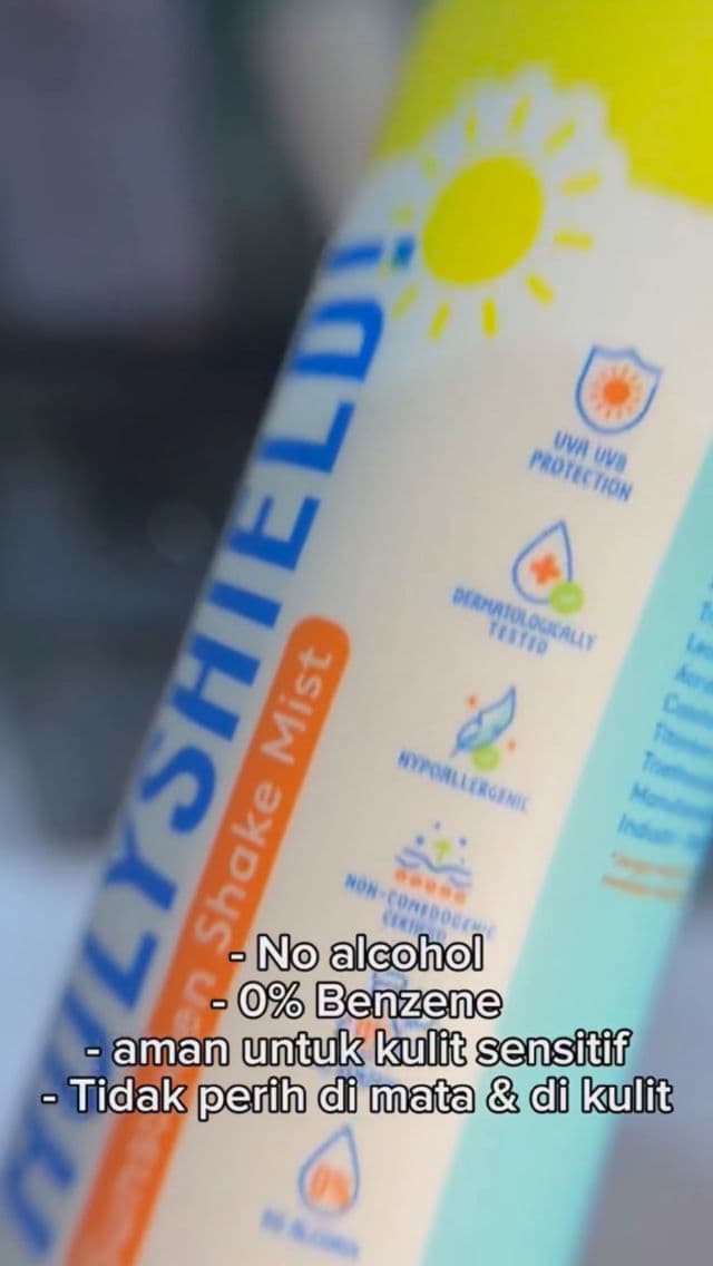 Somethinc Holyshield! Sunscreen Shake Mist SPF 50+ PA++++ review photo by Fenmeii