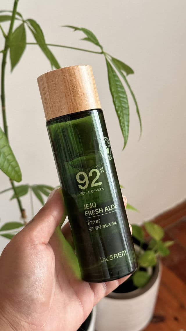 THE SAEM Jeju Fresh Aloe Toner review photo by matildesunshine