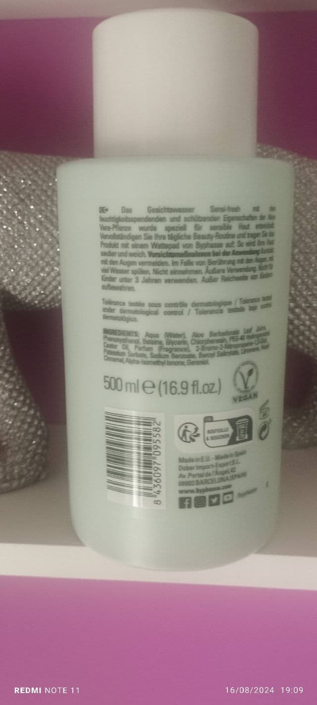 Byphasse Sensi-Fresh Toning Lotion with Aloe Vera Sensitive Skin review photo by puris